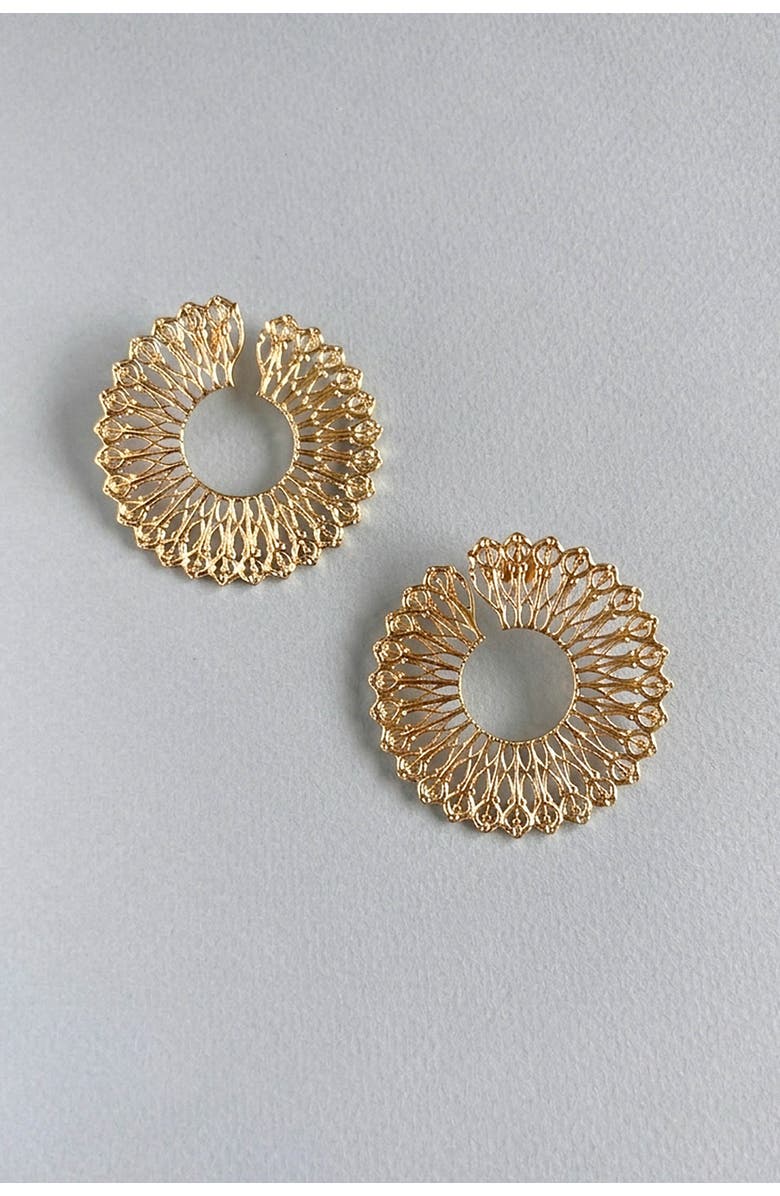 Astor & Orion Solene Earrings Gold, Alternate, color, Gold
