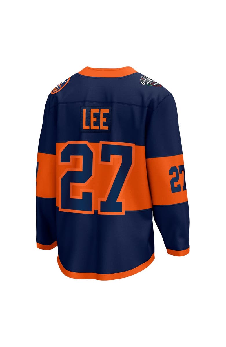 FANATICS Men's Fanatics Anders Lee Navy New York Islanders 2024 NHL Stadium Series Breakaway Player Jersey, Alternate, color, 