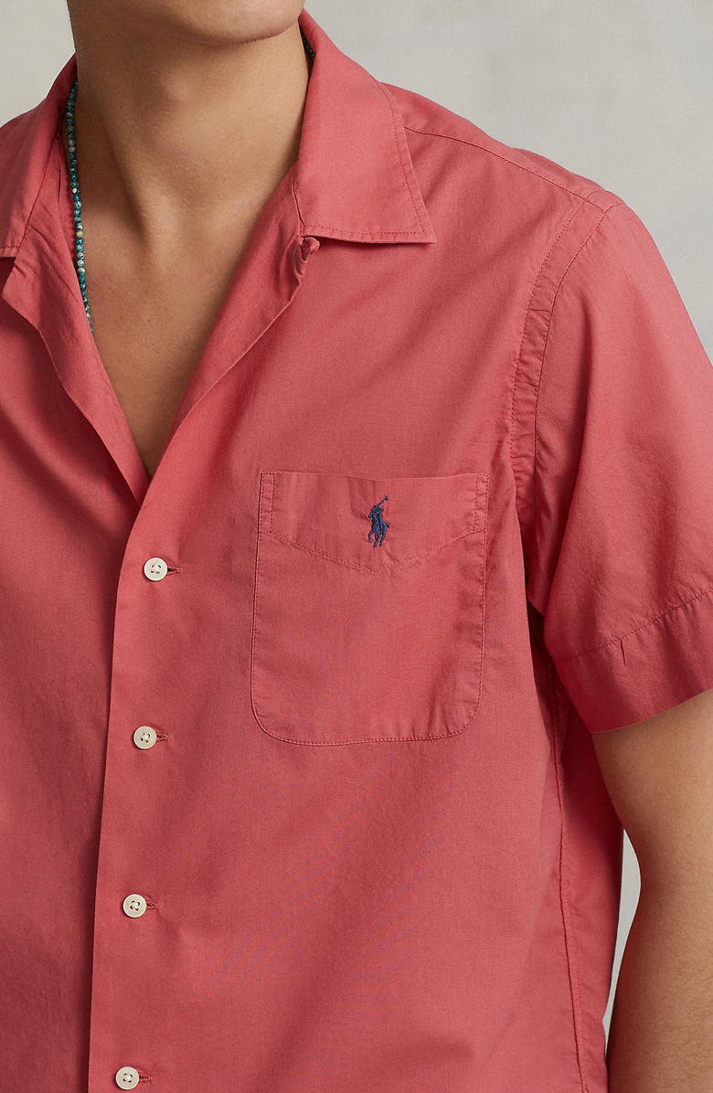 Polo Ralph Lauren Short Sleeve Camp Shirt, Alternate, color, 