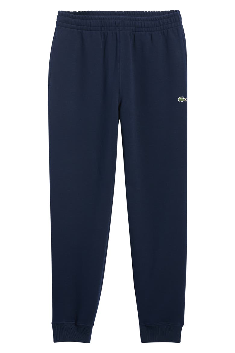 Cotton Blend Piqué Joggers, Alternate, color, NAVY BLUE