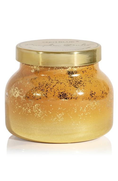 Capri Blue Pumpkin Dulce Glimmer Petite Jar Candle In Yellow