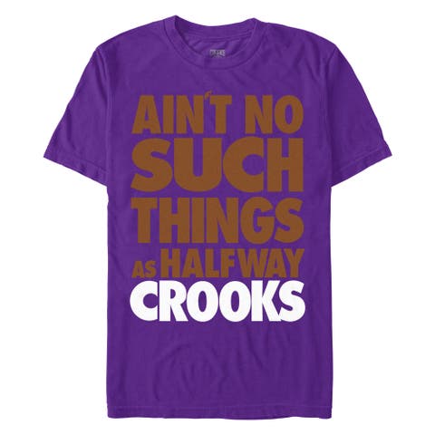 Men's Crooks & Castles Ain't No Such Things Quote  Graphic T-Shirt