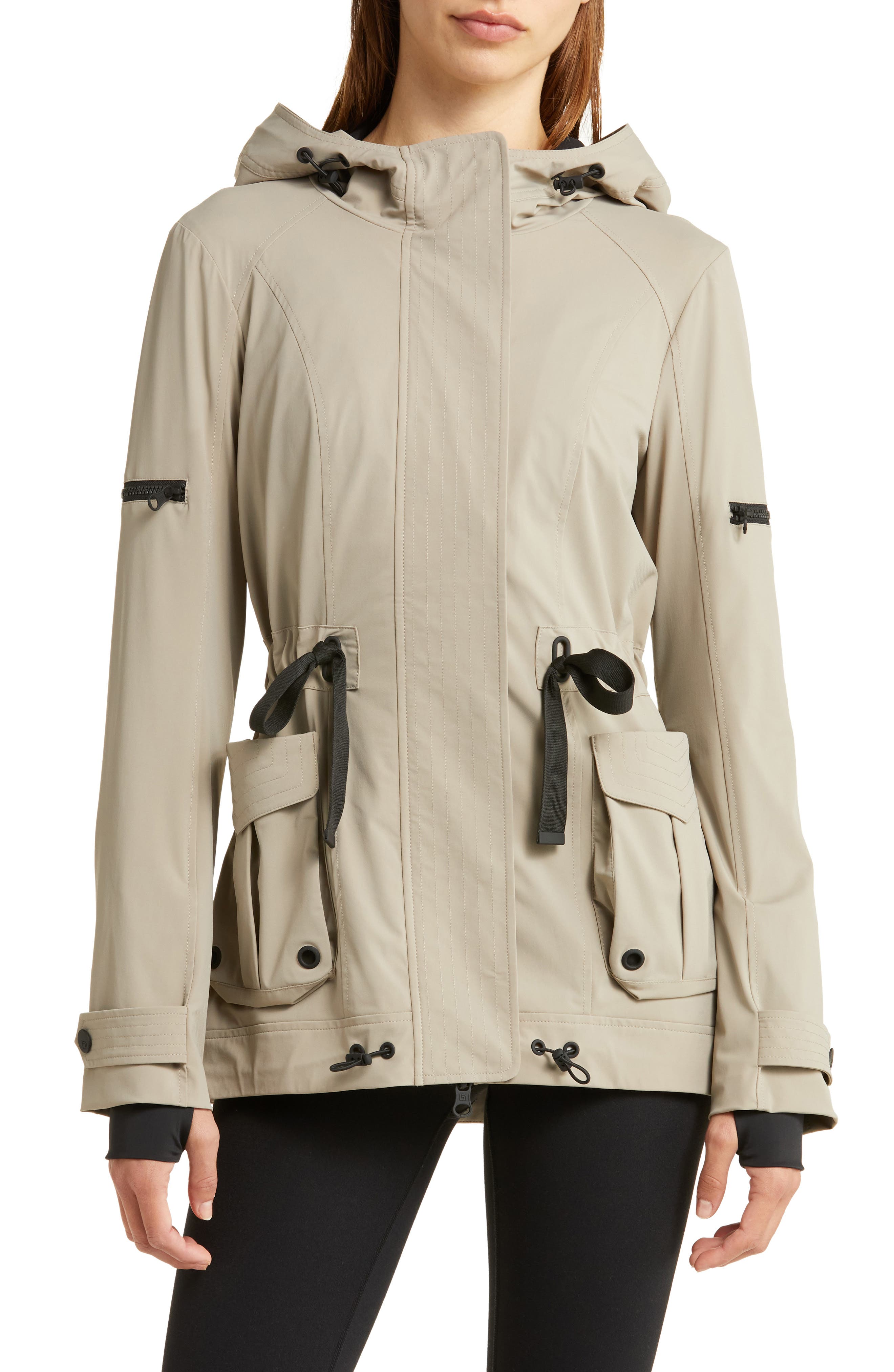 Blanc Noir Tectonic Hooded Jacket (Women) | Nordstrom