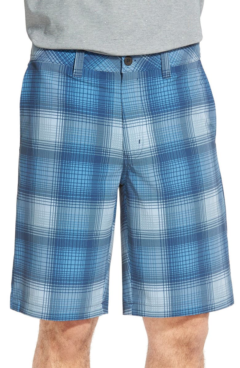 TravisMathew Travis Mathew 'Wally' Plaid Golf Shorts, Main, color,