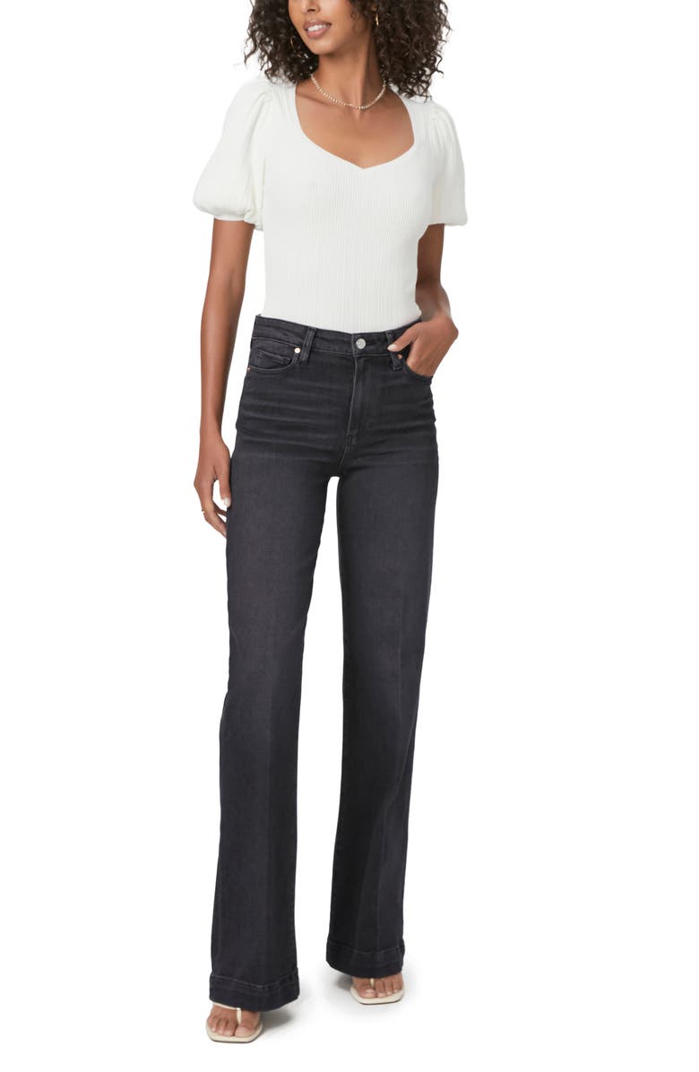 PAIGE Leenah High Waist Wide Leg Jeans, Alternate, color,