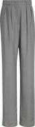 Emporio Armani Pleated Virgin Wool Blend Trousers