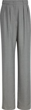 Emporio Armani Pleated Virgin Wool Blend Trousers