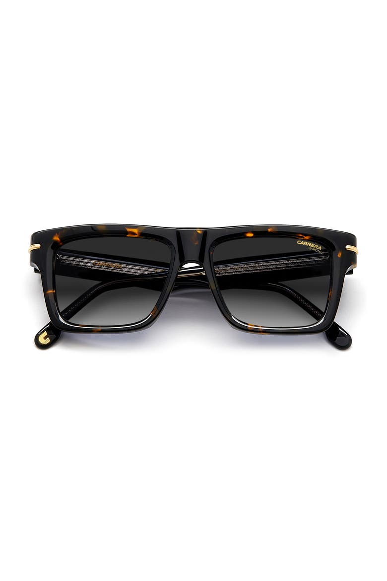 54mm Rectangular Sunglasses, Alternate, color, Z/DNUHAVANA/ GREY SHADED