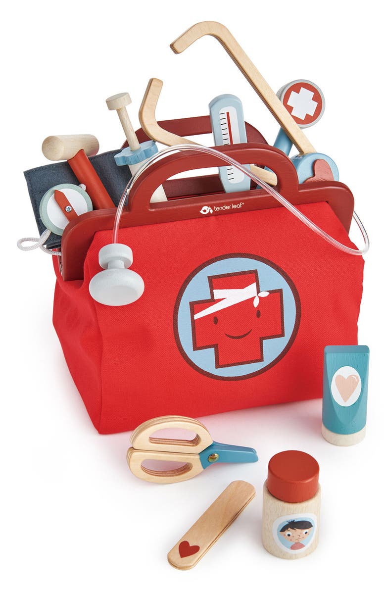 Tender Leaf Toys Doctor's Bag Playset, Alternate, color, Multi