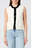 French Connection Mozart Sleeveless Cotton Sweater Vest