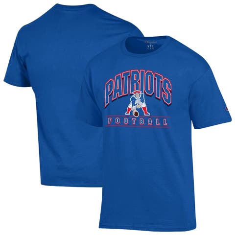 Men's Champion Royal New England Patriots Jersey T-Shirt