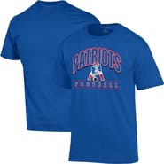 Champion Men's Champion Royal New England Patriots Jersey T-Shirt