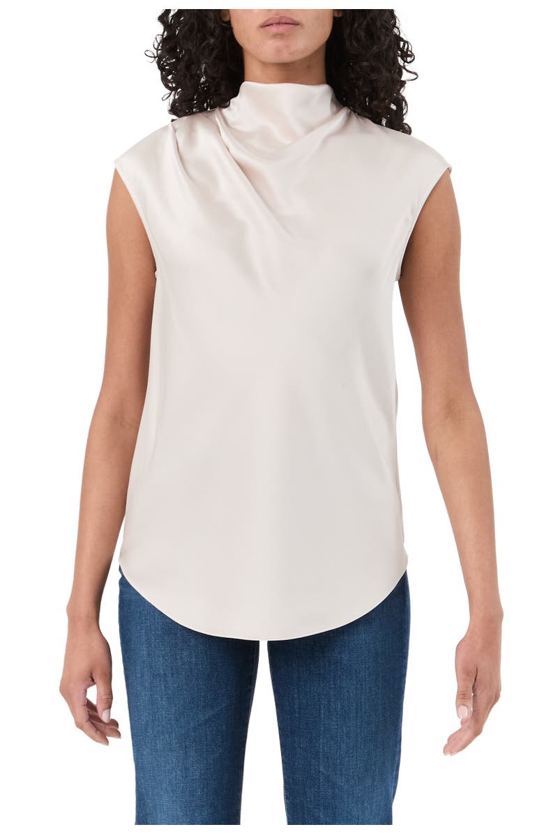 Trina Turk Mikan Satin Cowl Neck Top, Alternate, color, Sancerre