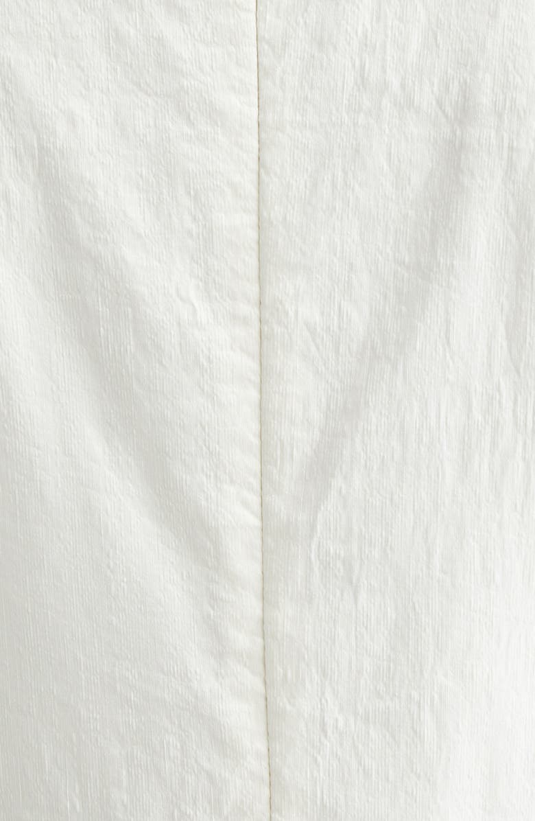 PARTOW Leroy Stretch Linen & Cotton Blend Crinkle Dress, Alternate, color, Ivory