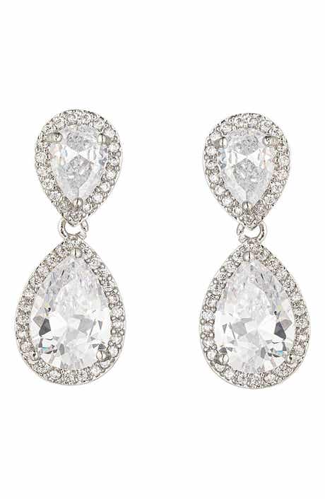 EYE CANDY LOS ANGELES Isabella CZ Drop Earrings