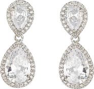 EYE CANDY LOS ANGELES Isabella CZ Drop Earrings