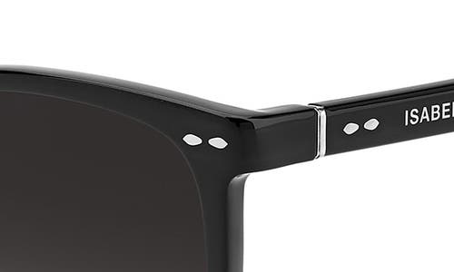 Isabel Marant Gradient Round Sunglasses In Black
