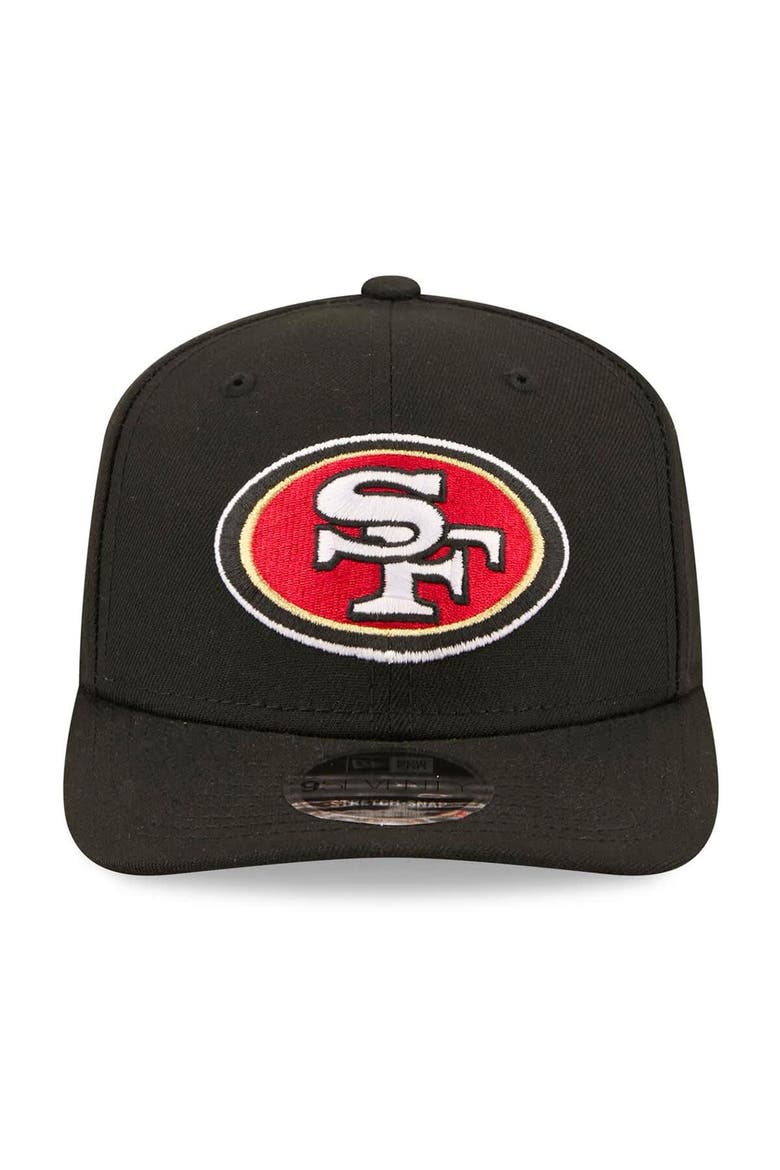 Men's New Era Black San Francisco 49ers 80th Anniversary 9SEVENTY Adjustable Hat, Alternate, color, Black