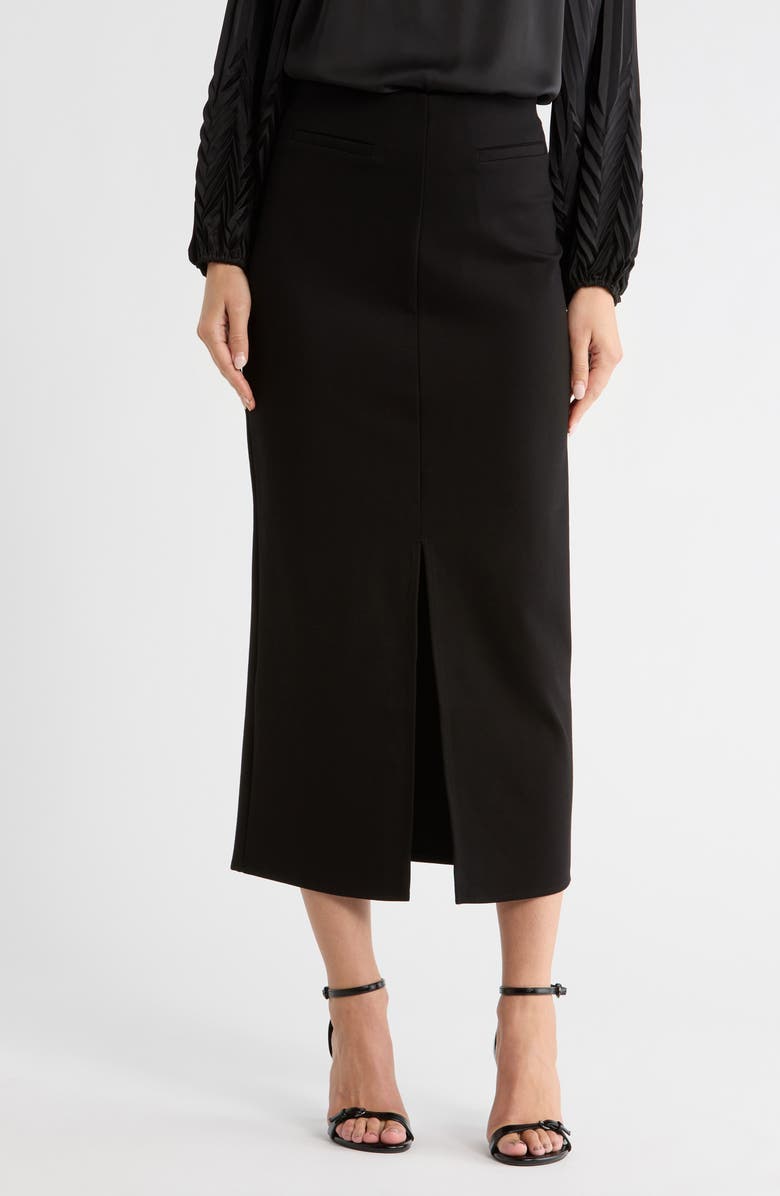JASON WU Front Slit Pull-On Pencil Skirt, Main, color, 