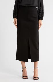 JASON WU Front Slit Pull-On Pencil Skirt