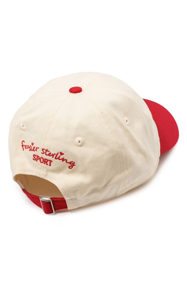 FRASIER STERLING Sail Embroidered Baseball Cap, Alternate, color, Red