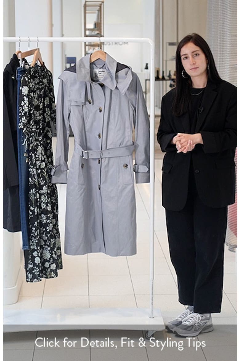 Water Resistant Belted Trench Coat with Removable Liner video