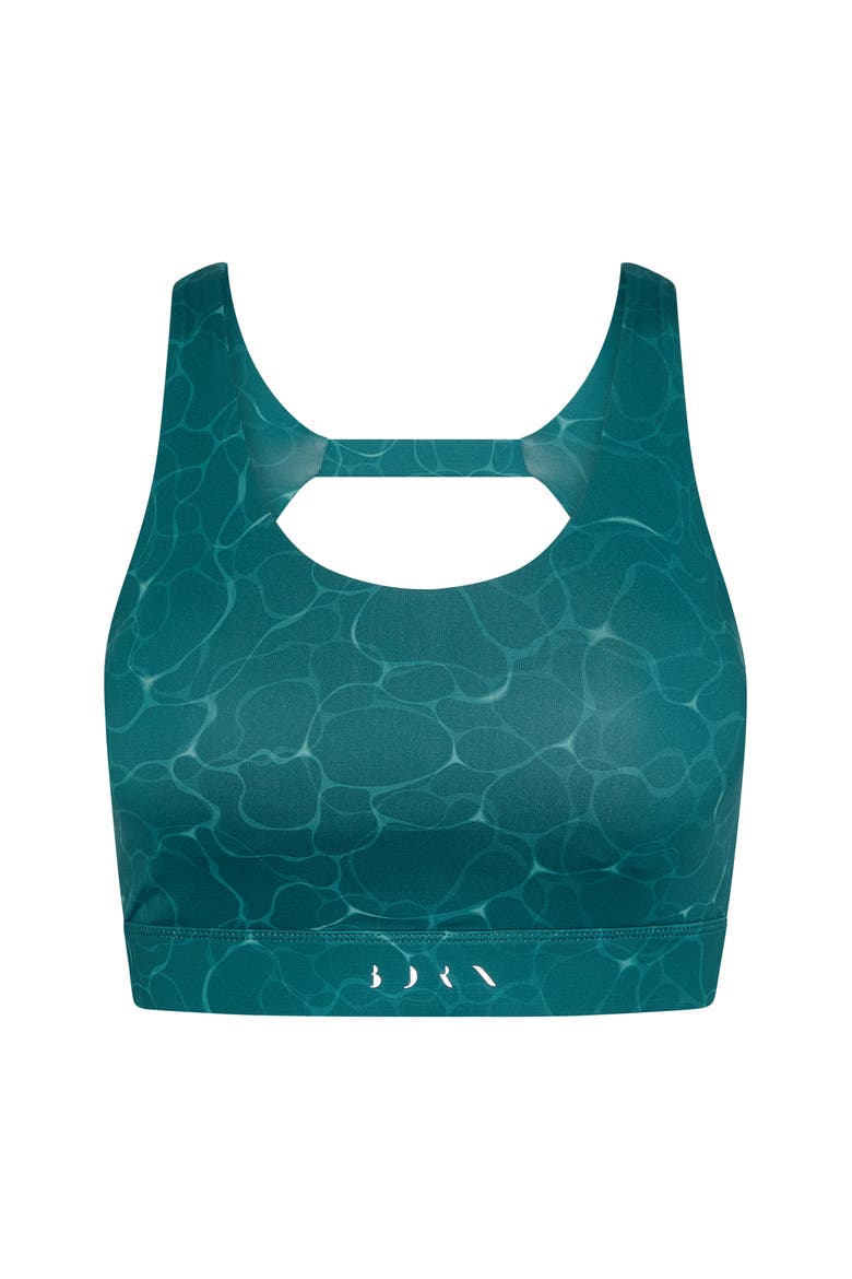 Organic Medium Support Performance Sport Top, Alternate, color, Deep Green