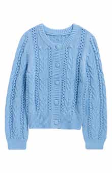 Kids' Cable Knit Cardigan