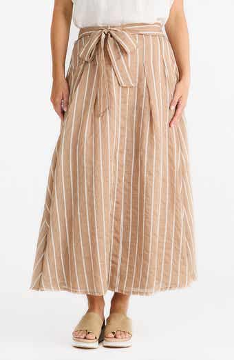 Brave+True Rossi Stripe Maxi Skirt