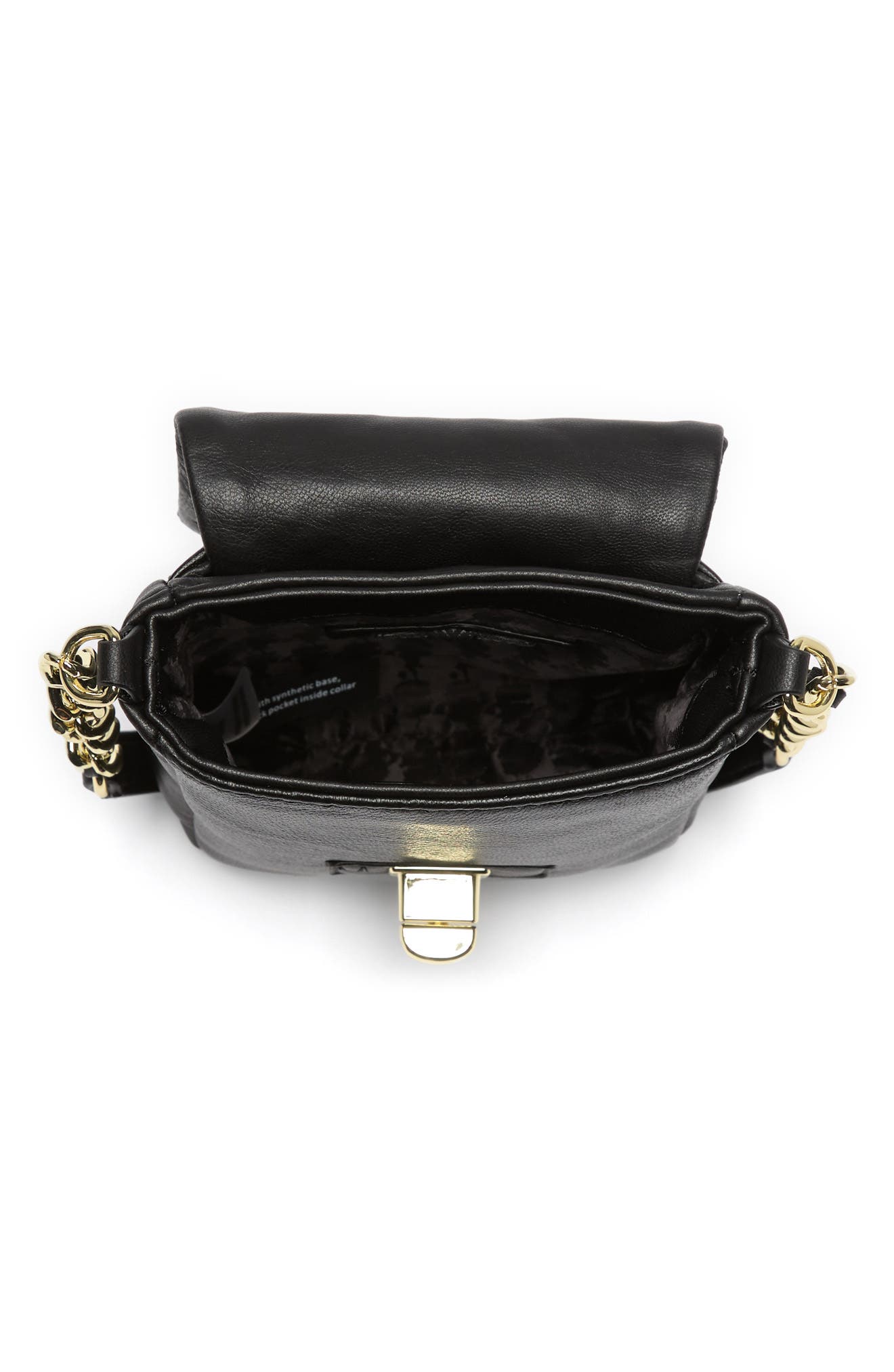 KARL LAGERFELD PARIS Agyness Leather Crossbody Bag, Alternate, color, 