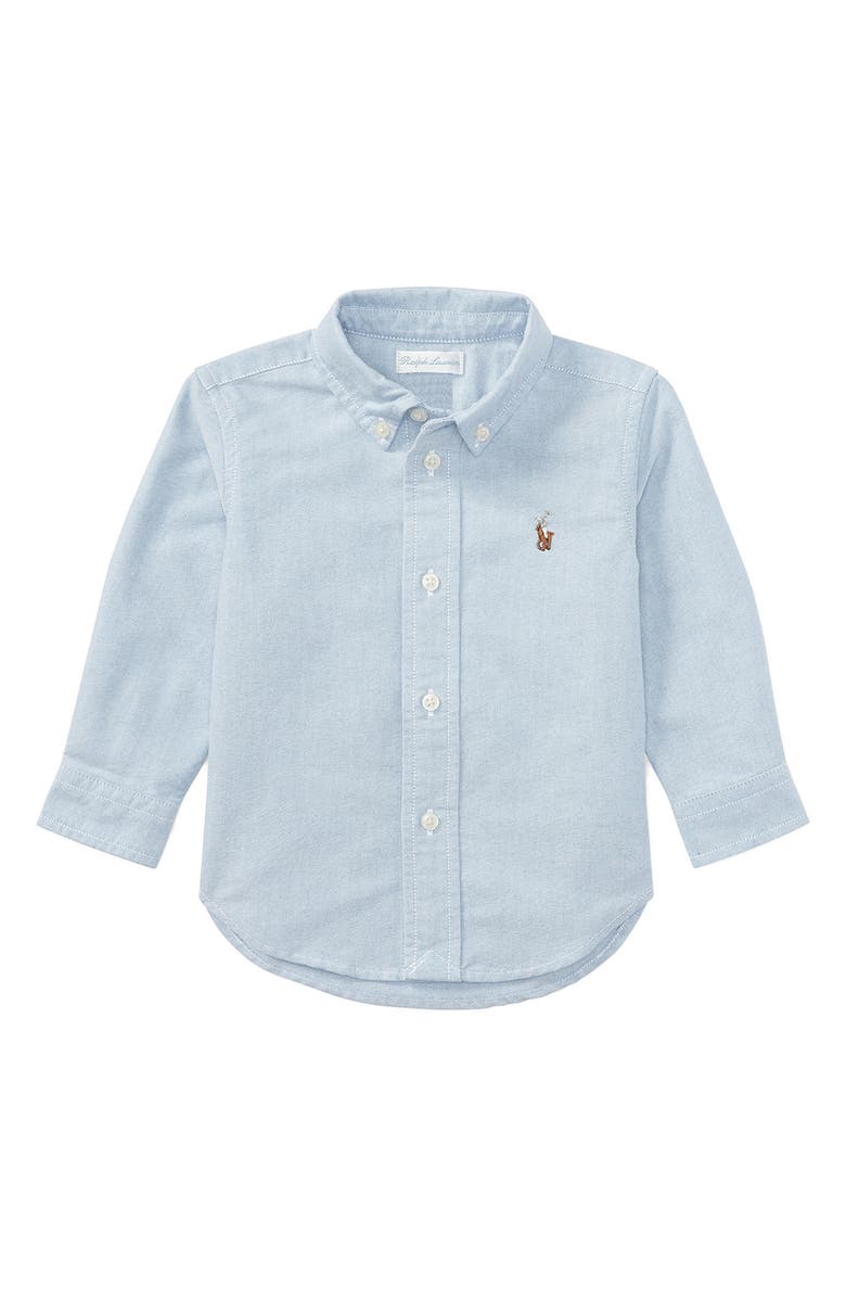 Ralph Lauren Oxford Shirt, Main, color, Oxford Blue