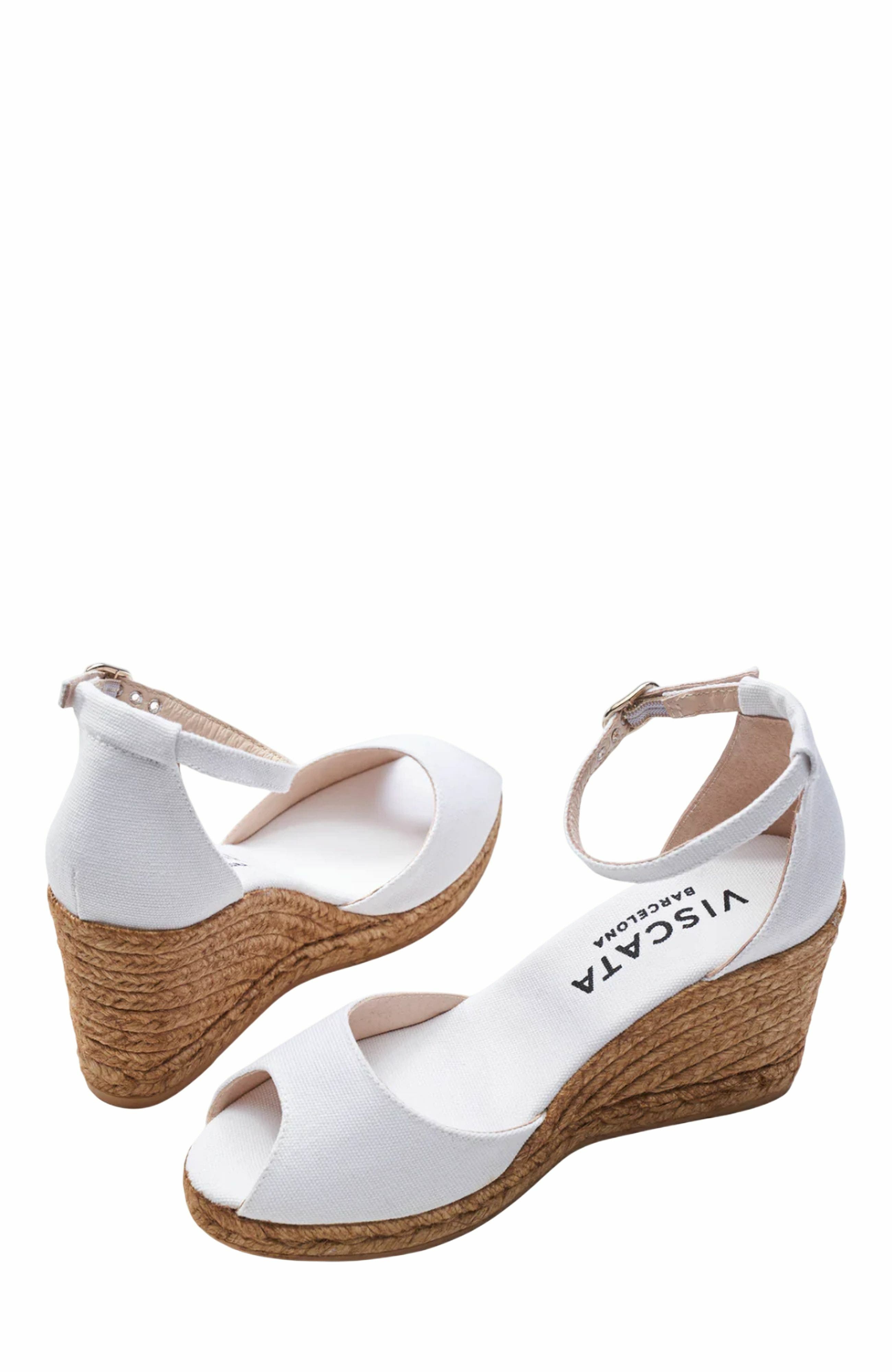 Aiguafreda Canvas Espadrille Sandal Wedges - image 4