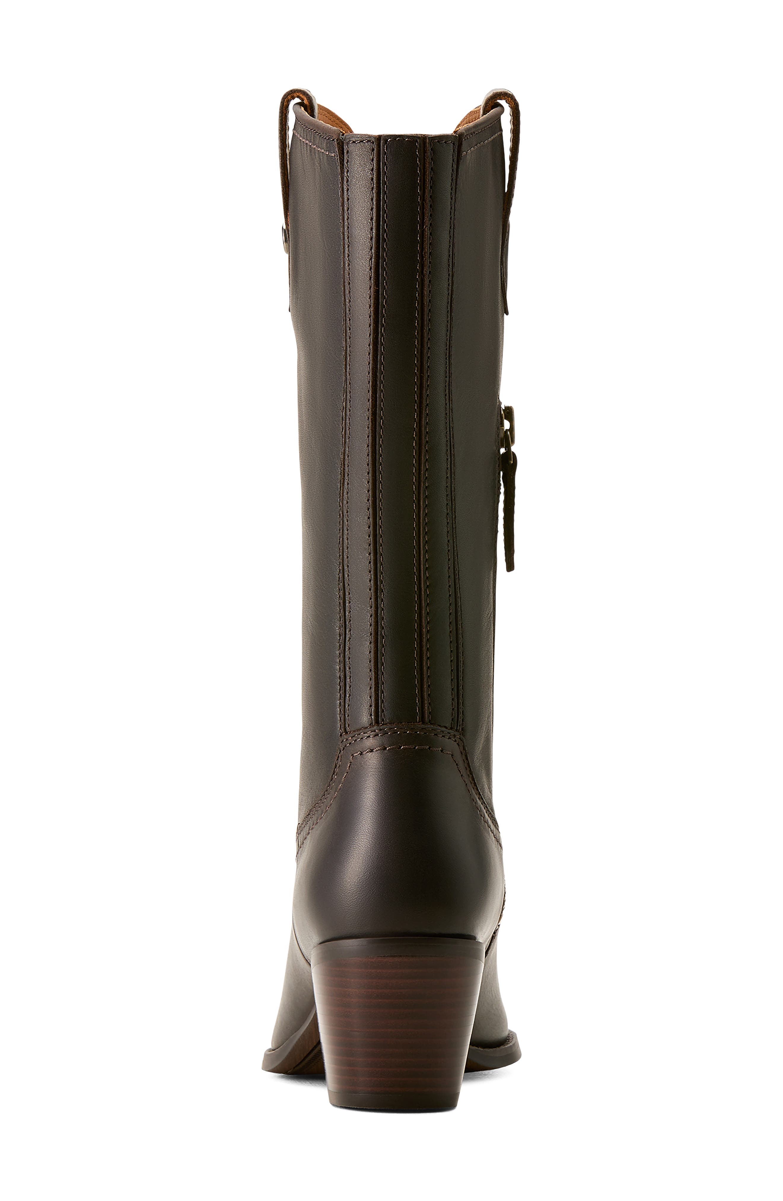 Addison Western Boot, Alternate, color, CHOCOLATE TRUFFLE