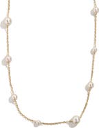 BaubleBar Match with Mama Imitation Pearl Necklace