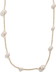 BaubleBar Match with Mama Imitation Pearl Necklace