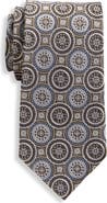 Oak Hill Premium by DXL Big & Tall Circular Medallion Tie