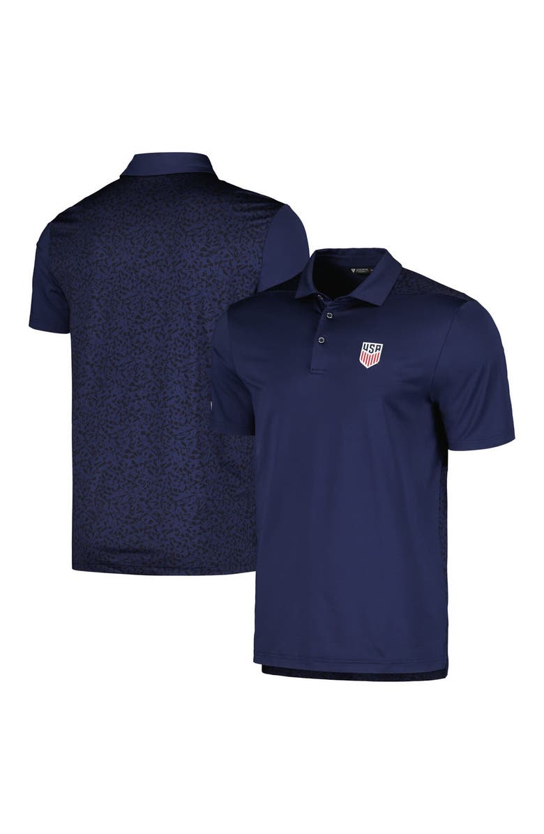LEVELWEAR Men's Levelwear Navy USMNT Spry Performance Polo, Main, color, Navy