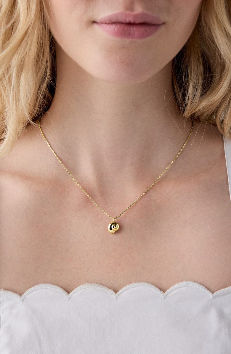 Kate Spade New York beach bum pendant necklace, Alternate, color, Cream Multi