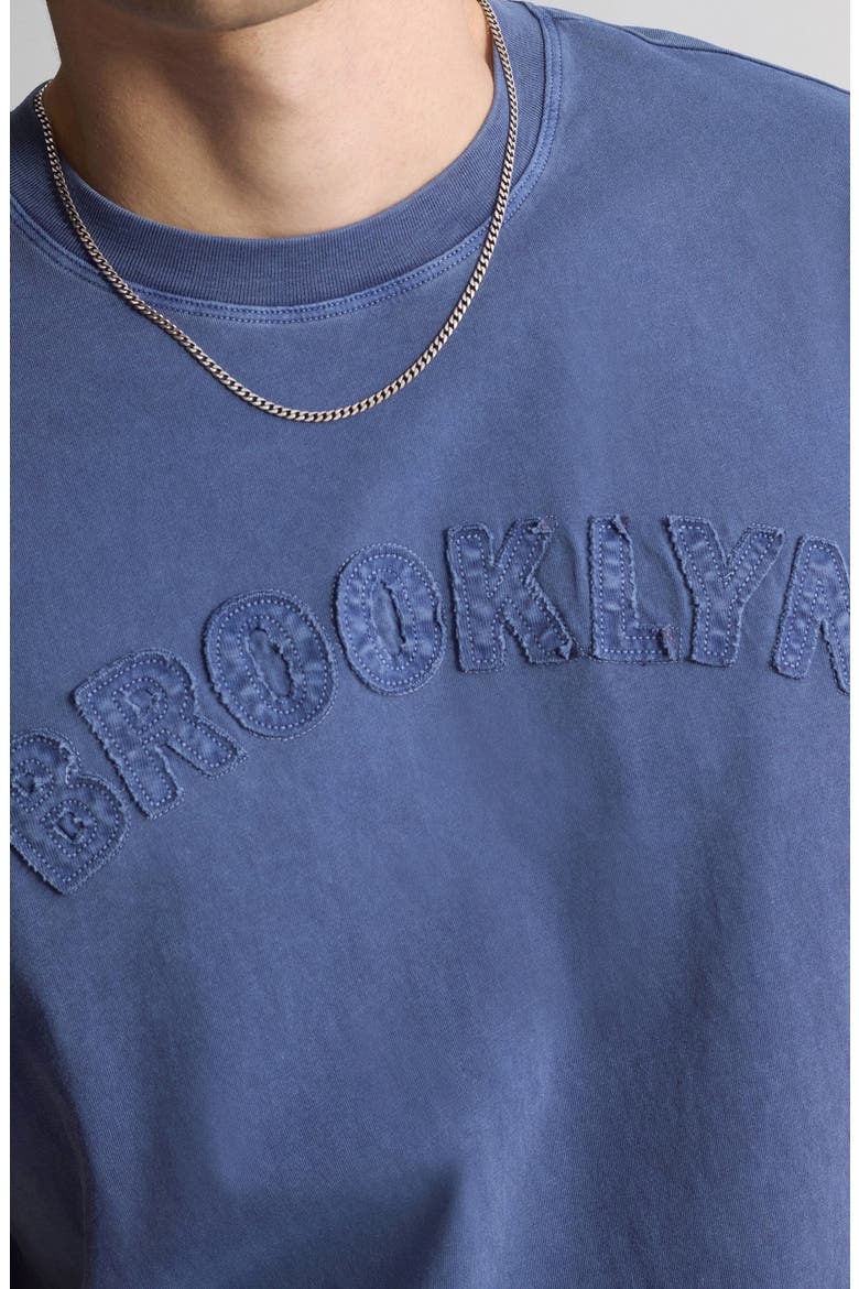 Medieval Cotton Graphic T-Shirt, Alternate, color, MEDIEVAL BLUE