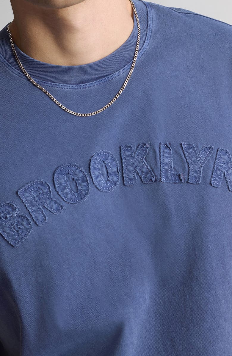 Brooklyn Industries Medieval Cotton Graphic T-Shirt, Alternate, color, Medieval Blue