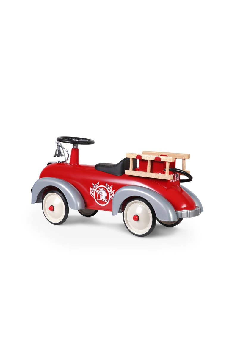 Baghera Speedster Fireman Ride-On, Alternate, color, Glossy Red