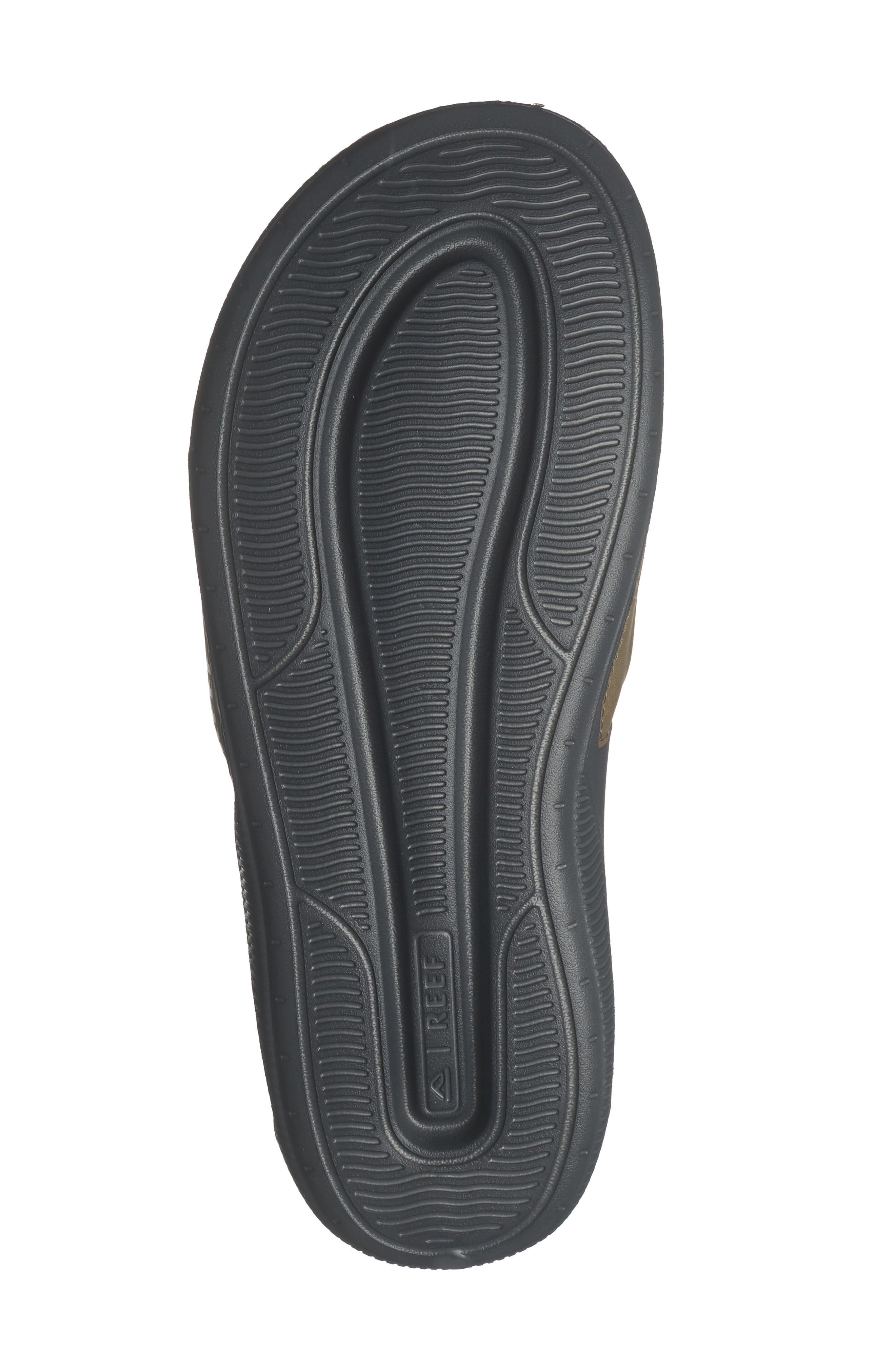 Reef Tailslide Slide Sandal, Alternate, color, Grey/ Tan