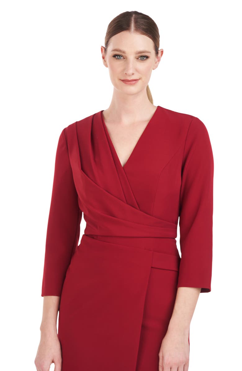 Kay Unger Phoenix Faux Wrap Gown, Alternate, color,