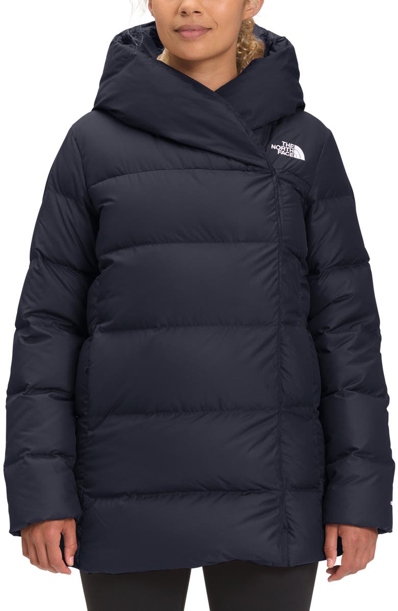 The North Face Bagley Water Repellent 550 Fill Power Down Jacket, Main, color, 