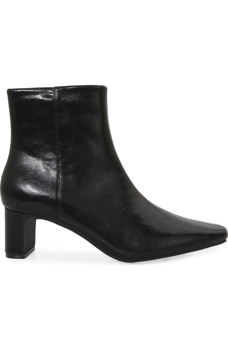 BERNESS Crinkle Textured Bootie, Alternate, color, Black