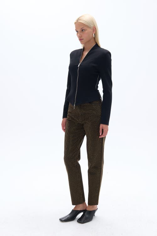 NOCTURNE NOCTURNE ZIPPER DETAILED BLOUSE 