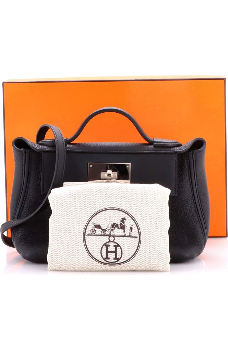 Pre-Owned Hermes 24/24 Bag Togo with Swift 21, Alternate, color, Noir