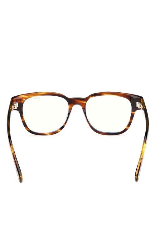Tom Ford 50mm Square Blue Light Blocking Glasses