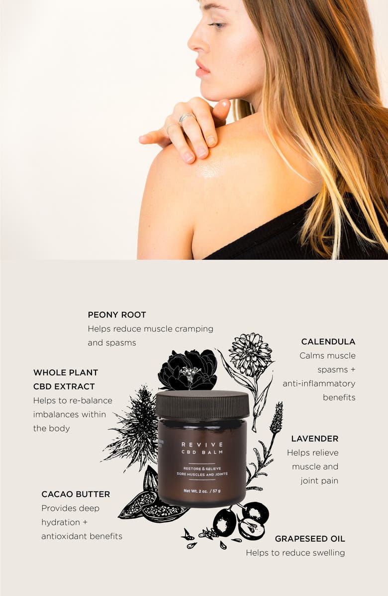 Leef Organics Revive CBD Balm, Alternate, color, 