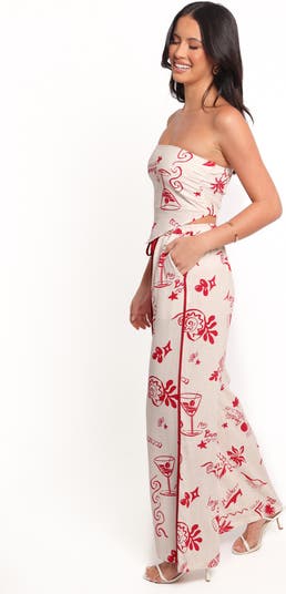 Malta Mixed Print Drawstring Pants